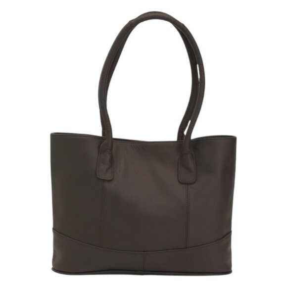 AMERILEATHER Leather Triple Compartment Tote - Picture 1 of 3